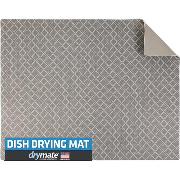 Dish Drying Mat,Oversized (19”x24”),Low-Profile,Super Absorbent,Quick Dry Fabric - Picture 7 of 7
